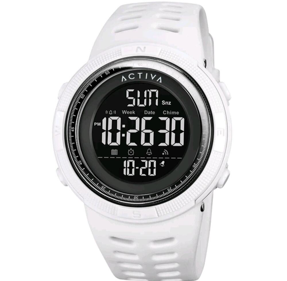 ACW1915-007 - Activa Summit X Invicta Men's Digital Watch - 50mm, White